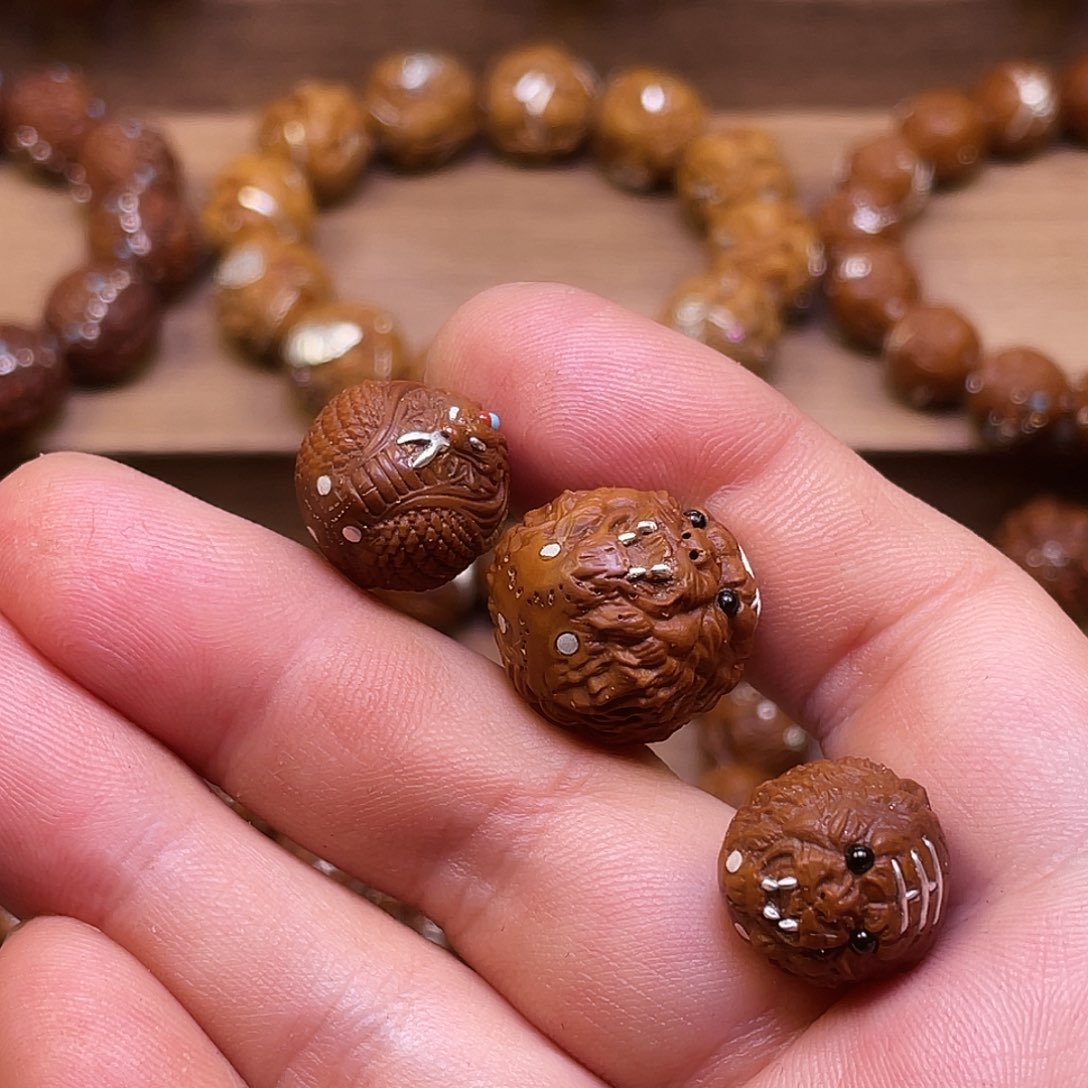 紫金鼠手串②*兇紫金鼠单籽配饰