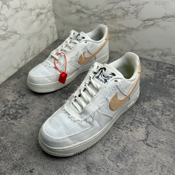 95新 MM6 95新 阳/ 42码/ af1 帆布 米白 