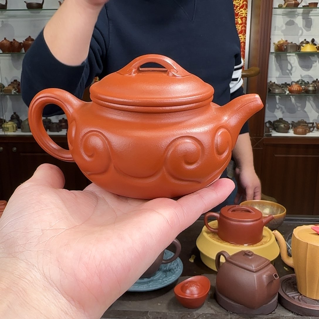 紫砂茶壶仿古如意