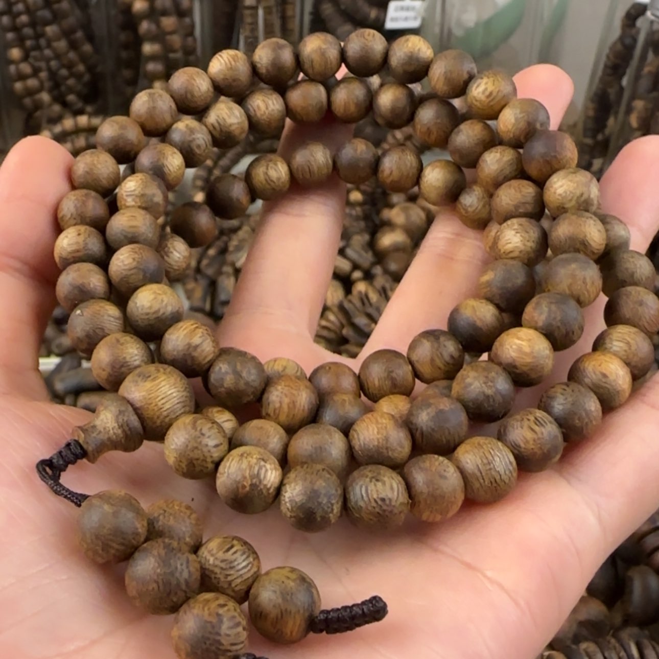 【闪购商品】沉香手串容***贝奇楠手串卡08