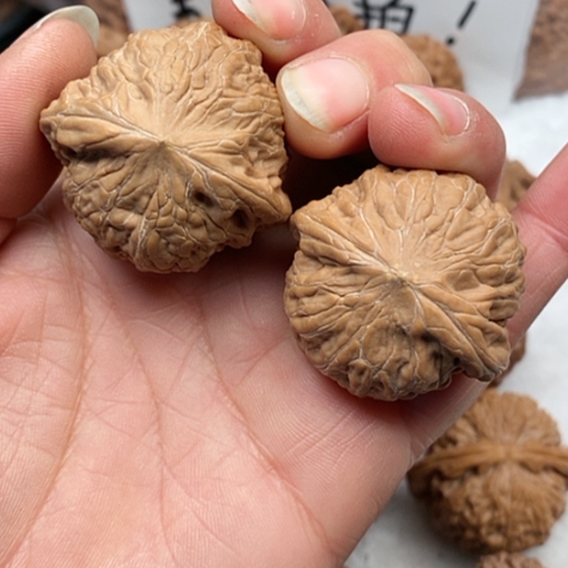 【闪购商品】吊坠文玩核桃黄金顶铁锤