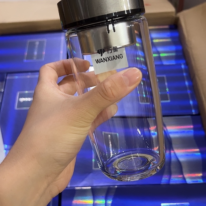 万象时空知了u406单层烫手玻璃杯490➕杯套