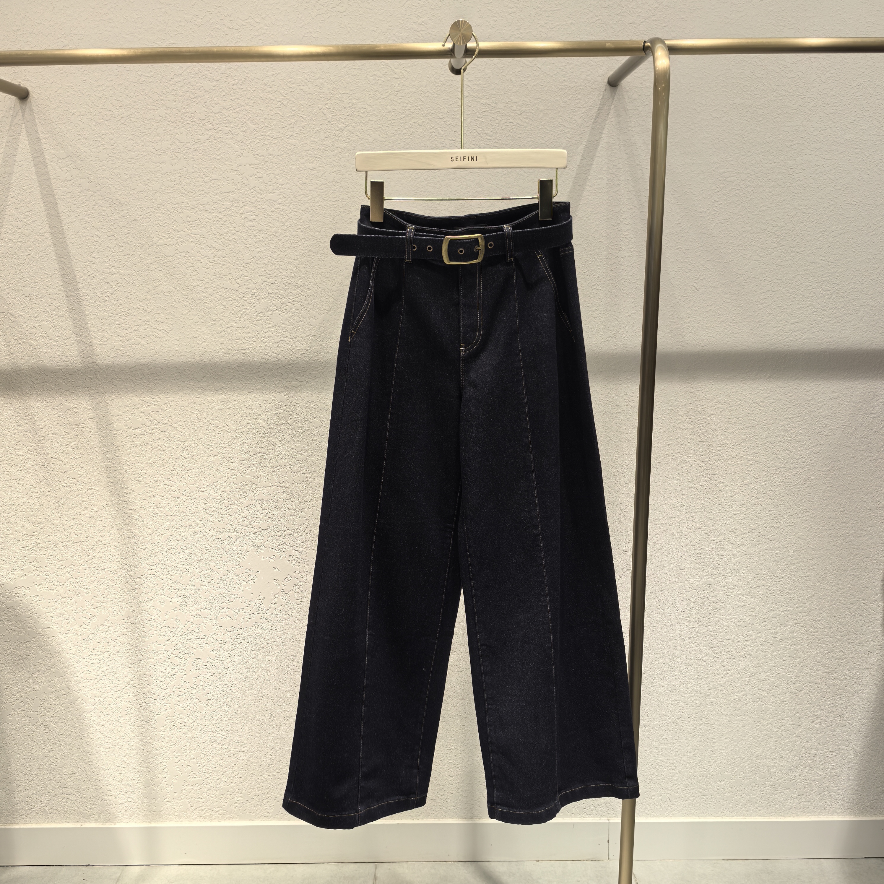 SEIFINI诗凡黎2025新品时尚百搭款直筒裤3GA152191