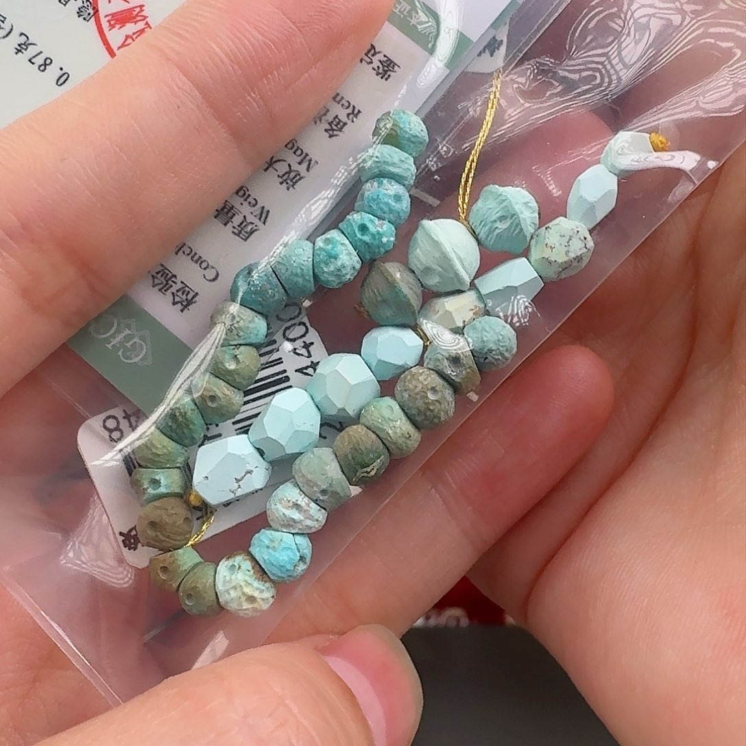 绿松石珠宝奇石未镶嵌