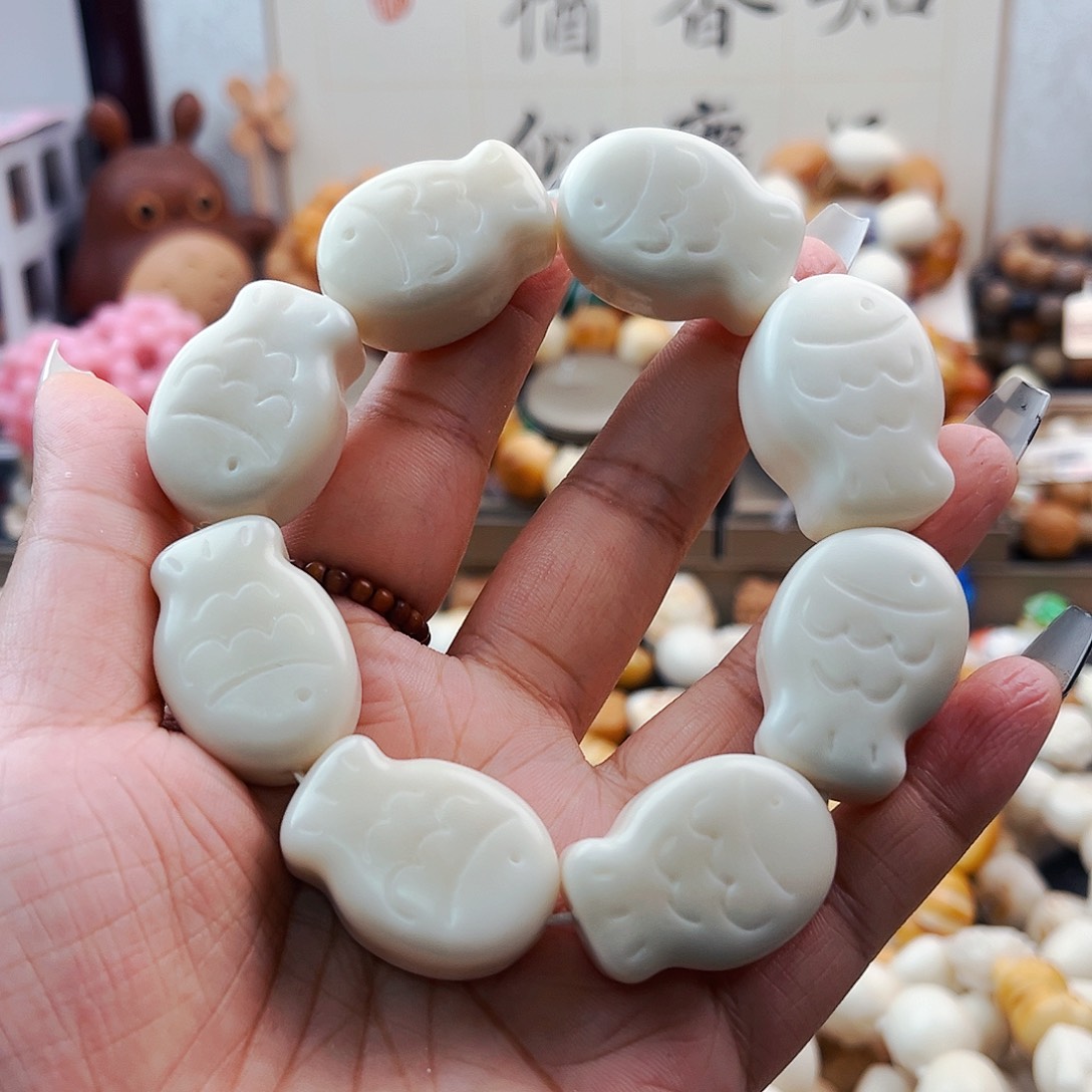 菩提根/象牙果手串鱼饼