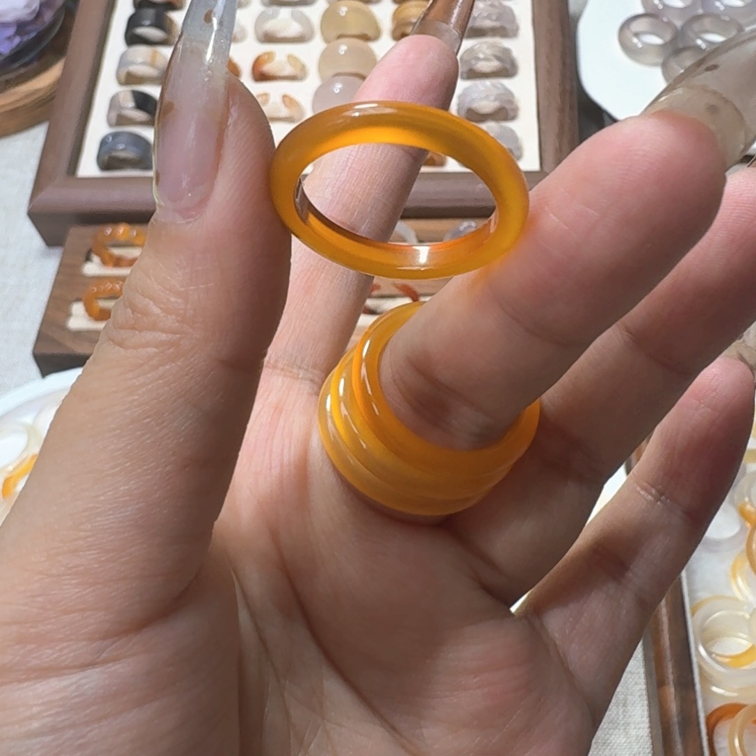 未镶嵌戒指玛瑙/玉髓453港20