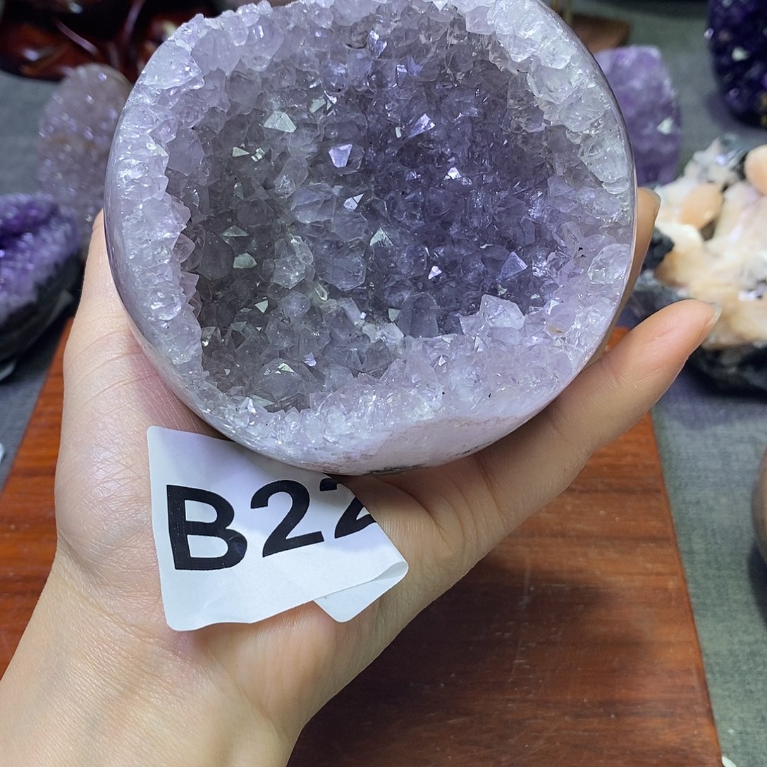 珠宝半成品未镶嵌紫晶