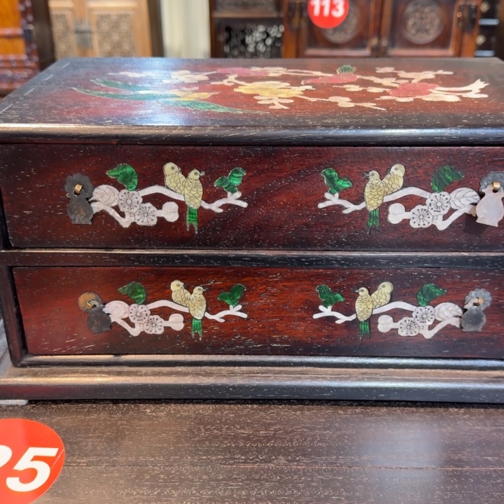 栗***皓木紫檀木小柜子一个