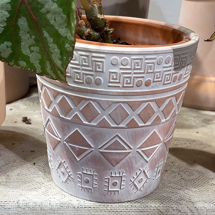 红陶16.5×16.5花盆一个