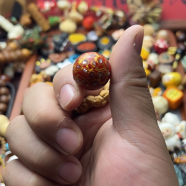 非金属红色螺钿大漆