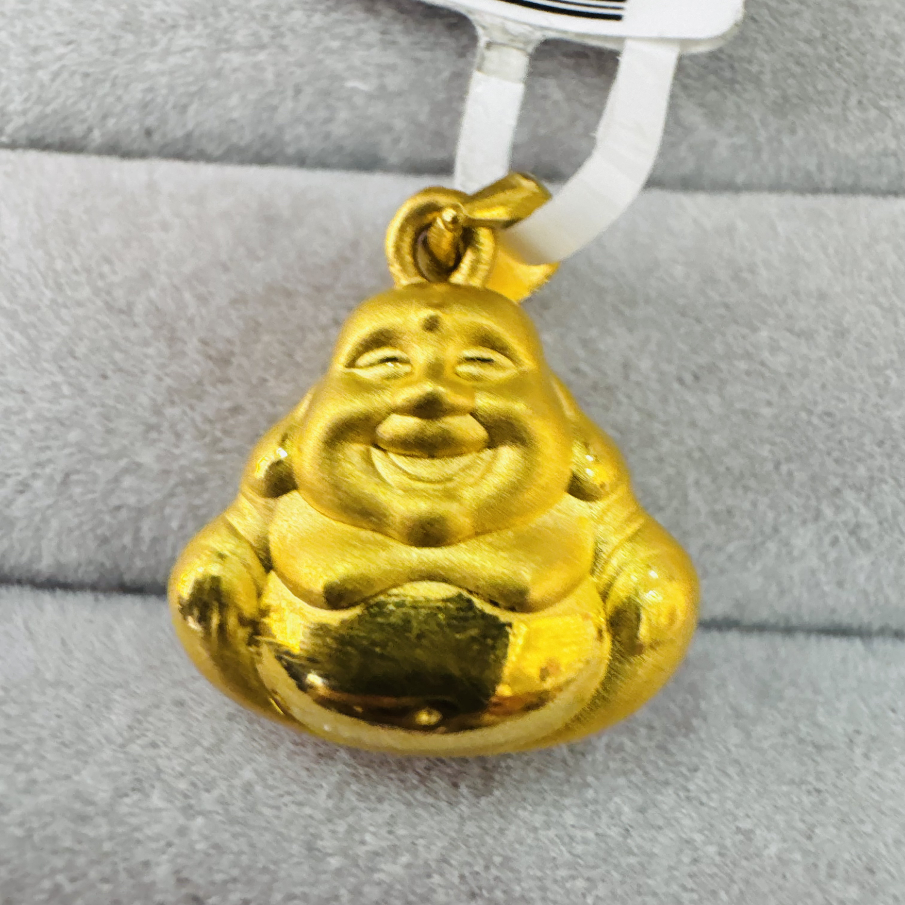 【北北专享】足金999饰品 笑脸佛吊坠 2.32 GP