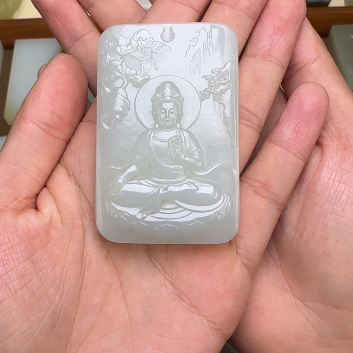 和田玉（糖玉）颈饰未镶嵌