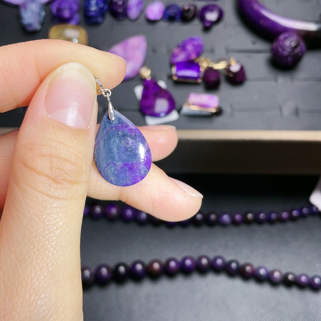 苏纪石（舒俱来）吊坠银S925镶嵌