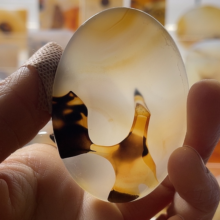 玛瑙/玉髓未镶嵌吊坠(不含链)