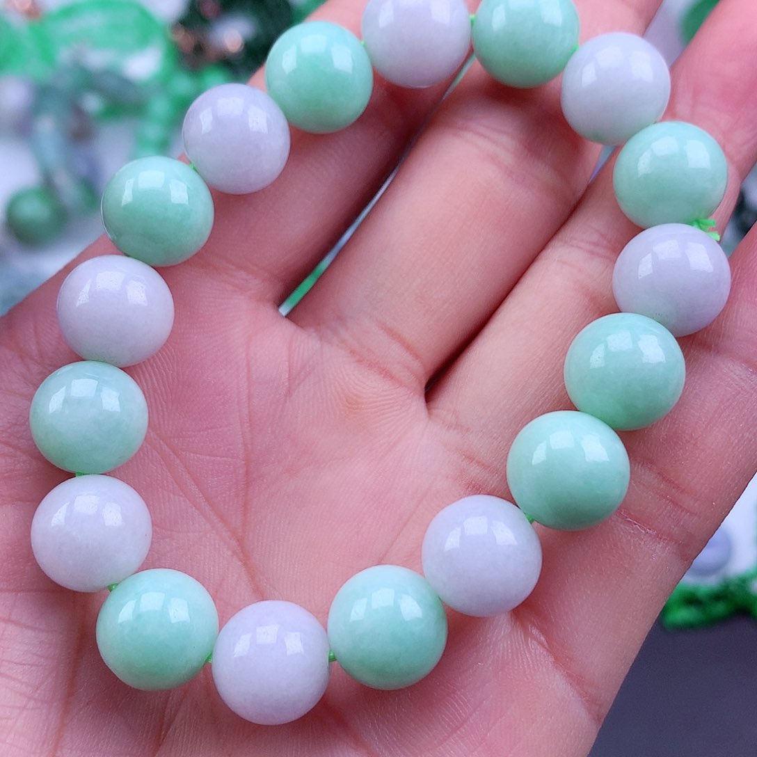 未镶嵌手链翡翠手串