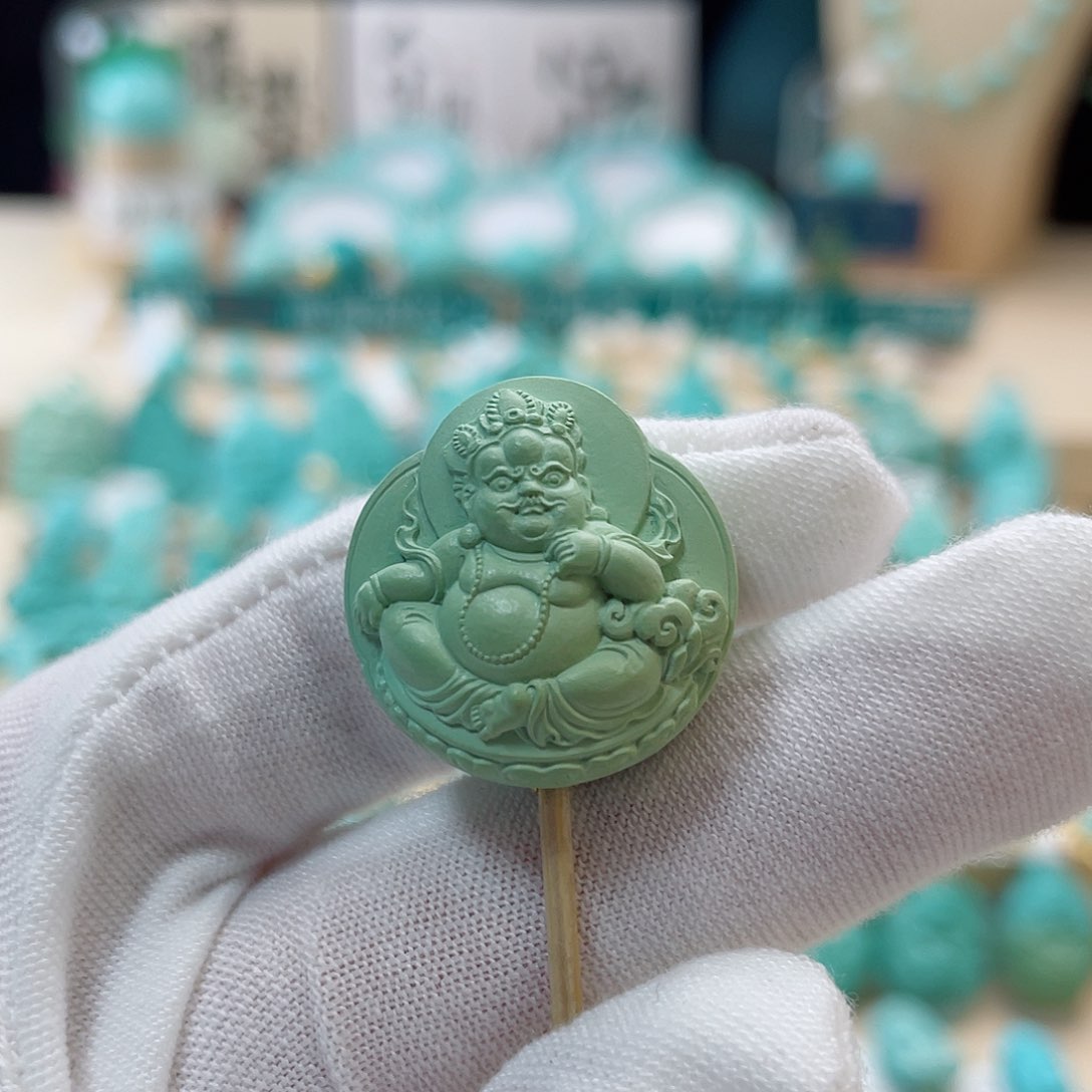 绿松石珠宝奇石未镶嵌