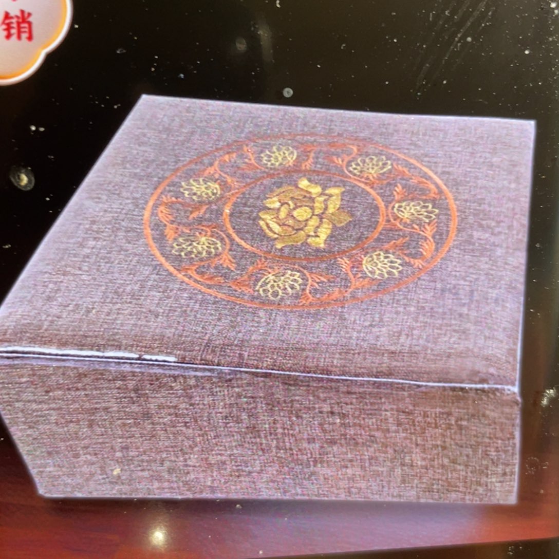 大****棉麻60灰八吉祥莲花2个