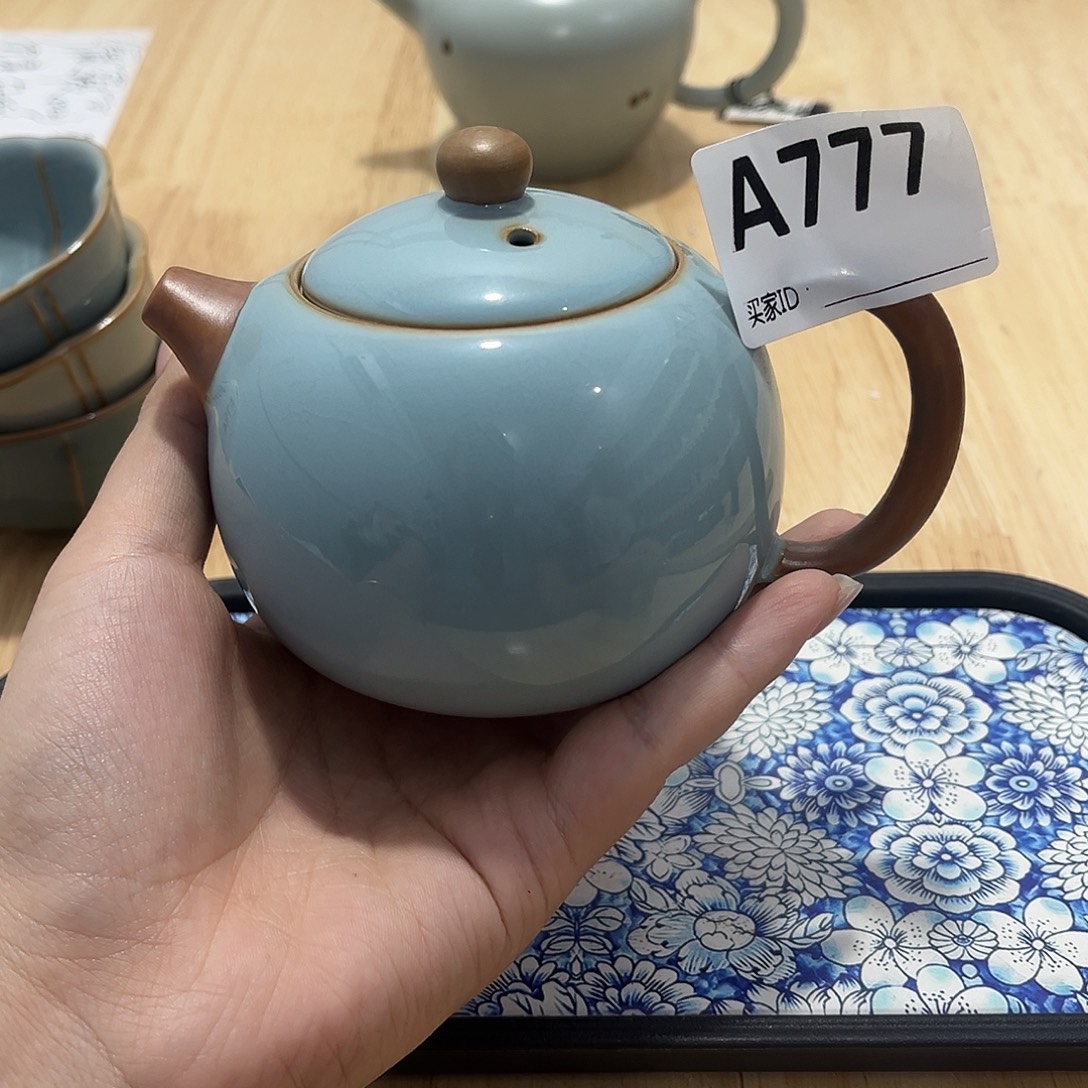 瓷片茶摆件工艺品摆件777