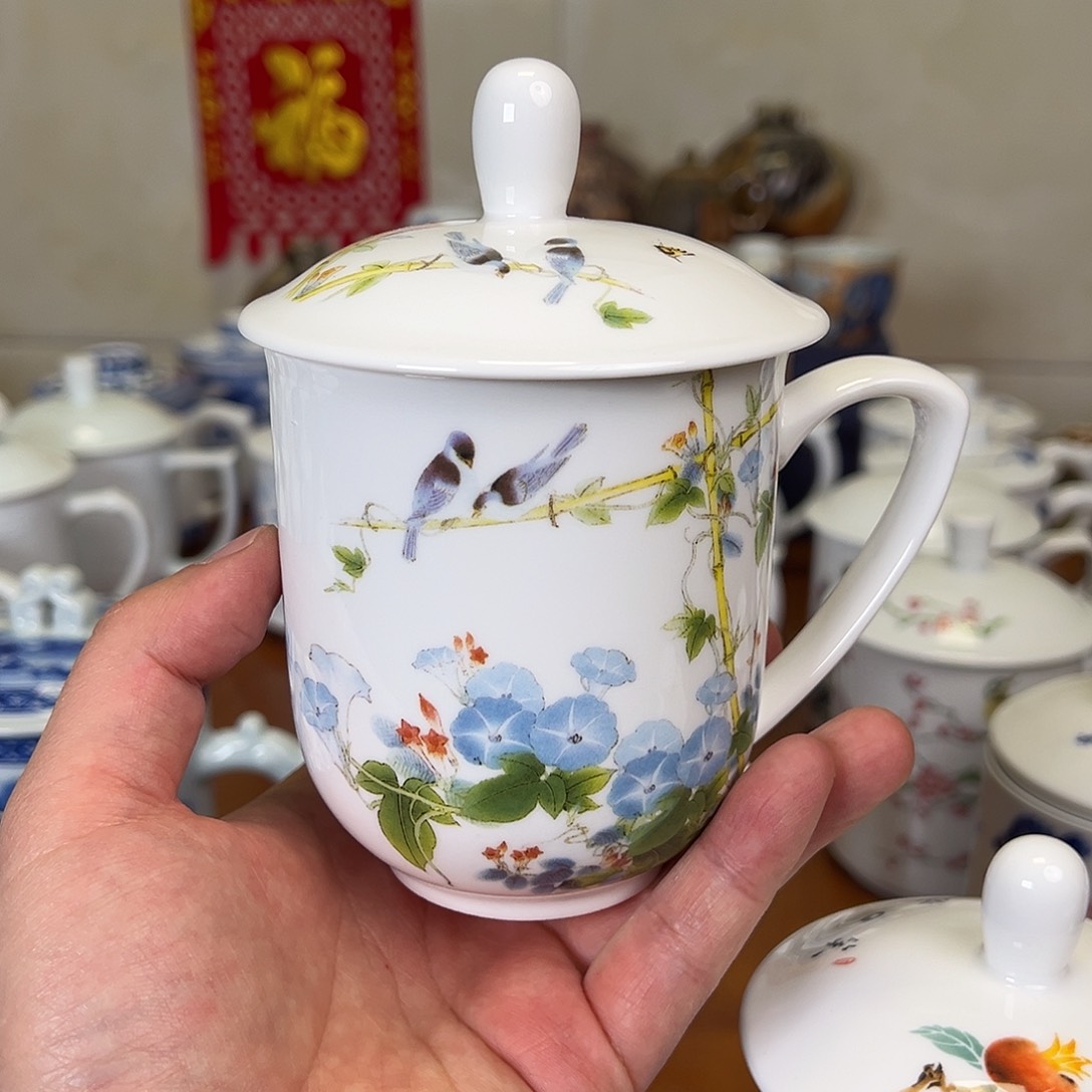 景德镇陶瓷高温办公杯