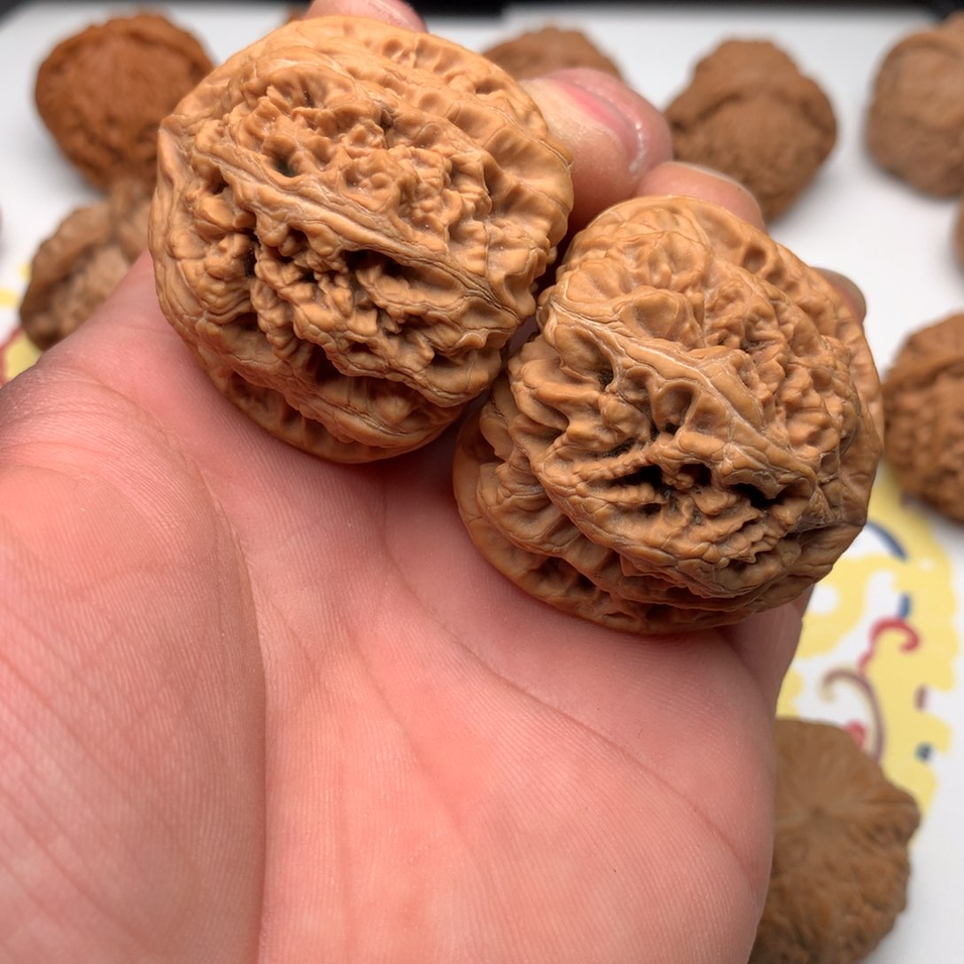 文玩核桃把件粗筋43