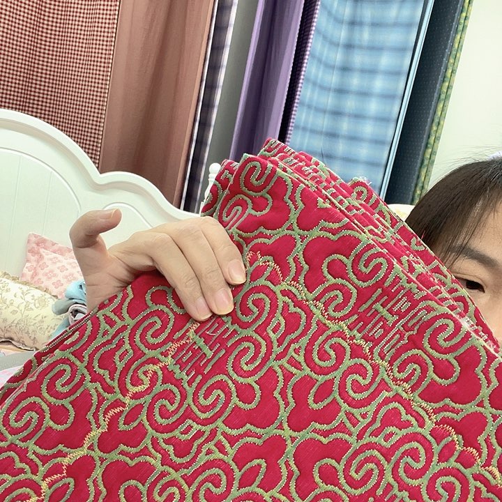棉棉马踏祥云枕套