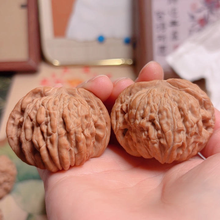 文玩核桃吊坠恒*平谷原桩四座楼超大尺寸