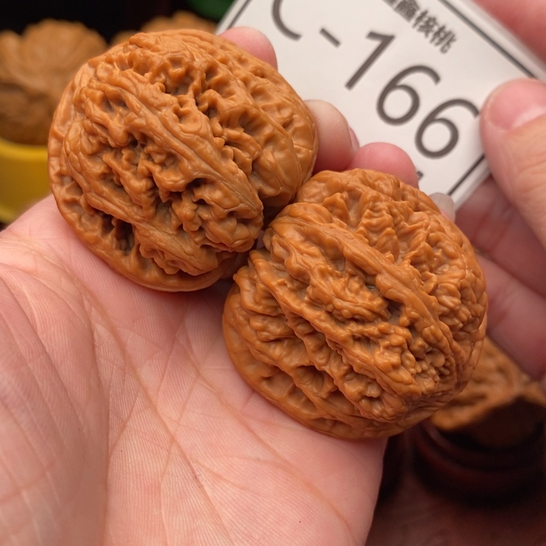 文玩核桃把件粗筋40