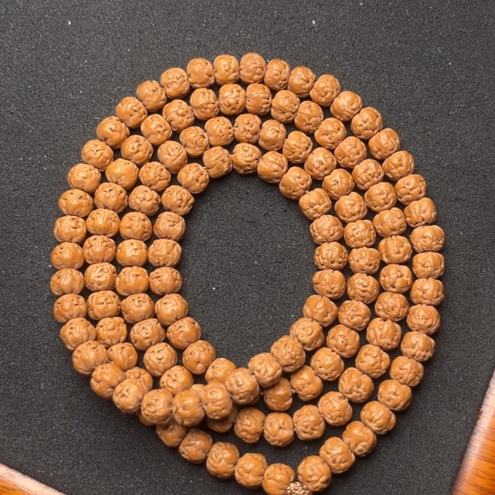 金刚菩提吊坠生***天定制收藏原装佛手108尺寸7+