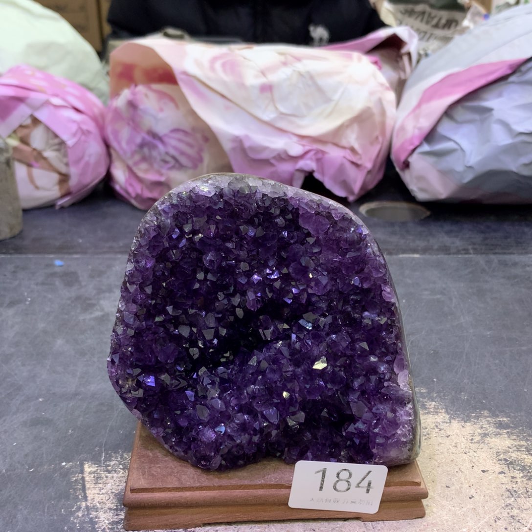 水晶摆件未镶嵌紫晶184