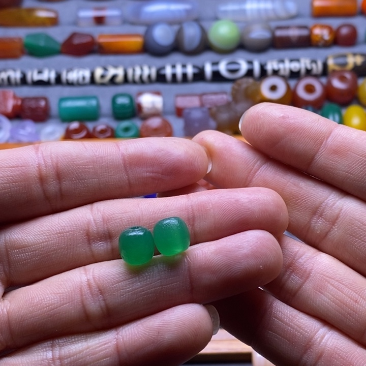 匠***型玛瑙/玉髓未镶嵌巴西玛瑙饰品桶珠