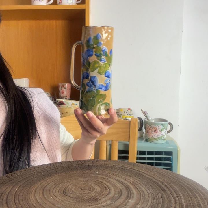 猫***仙手捏手绘景德镇陶瓷