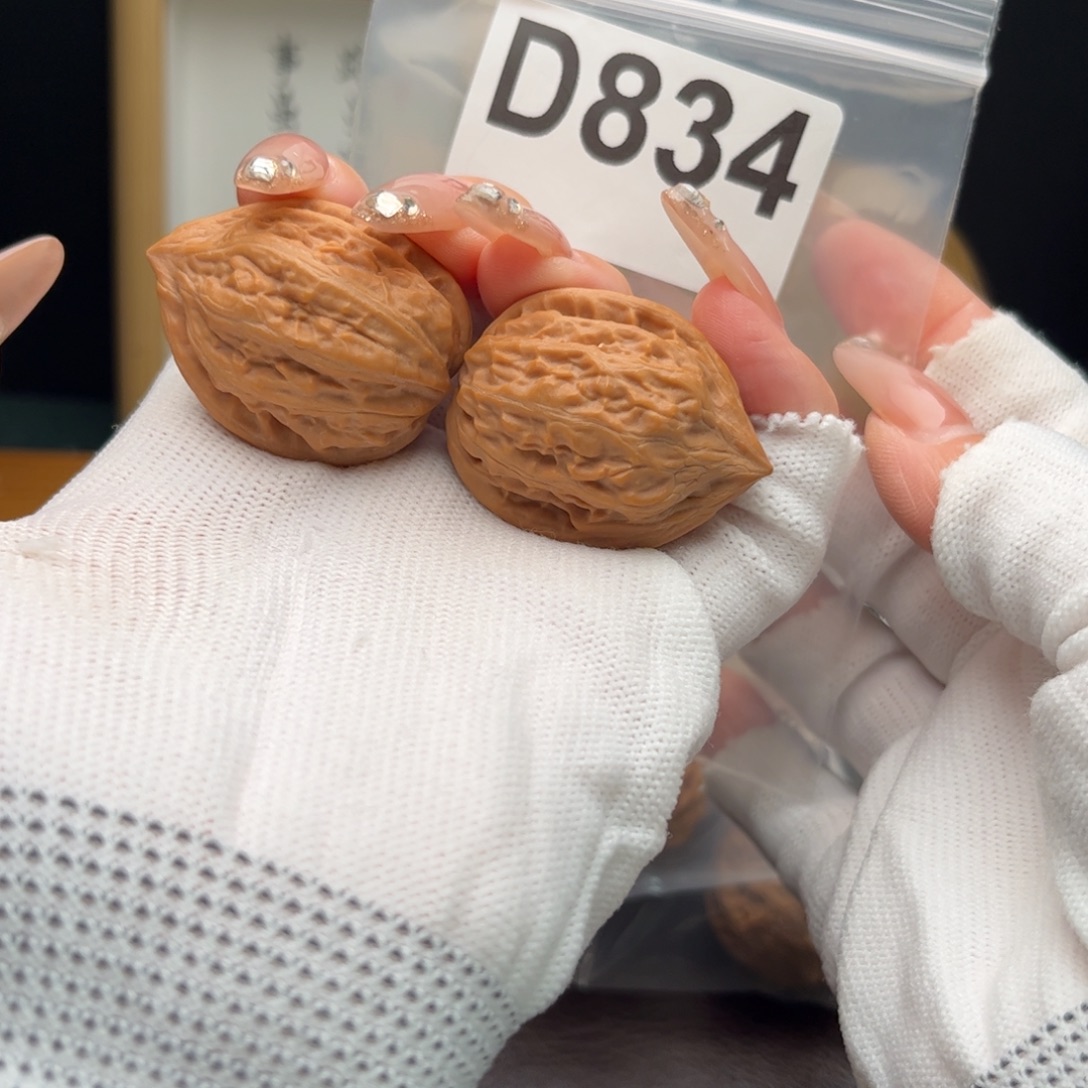 文玩核桃把件30瓷瓶鸭嘴d834