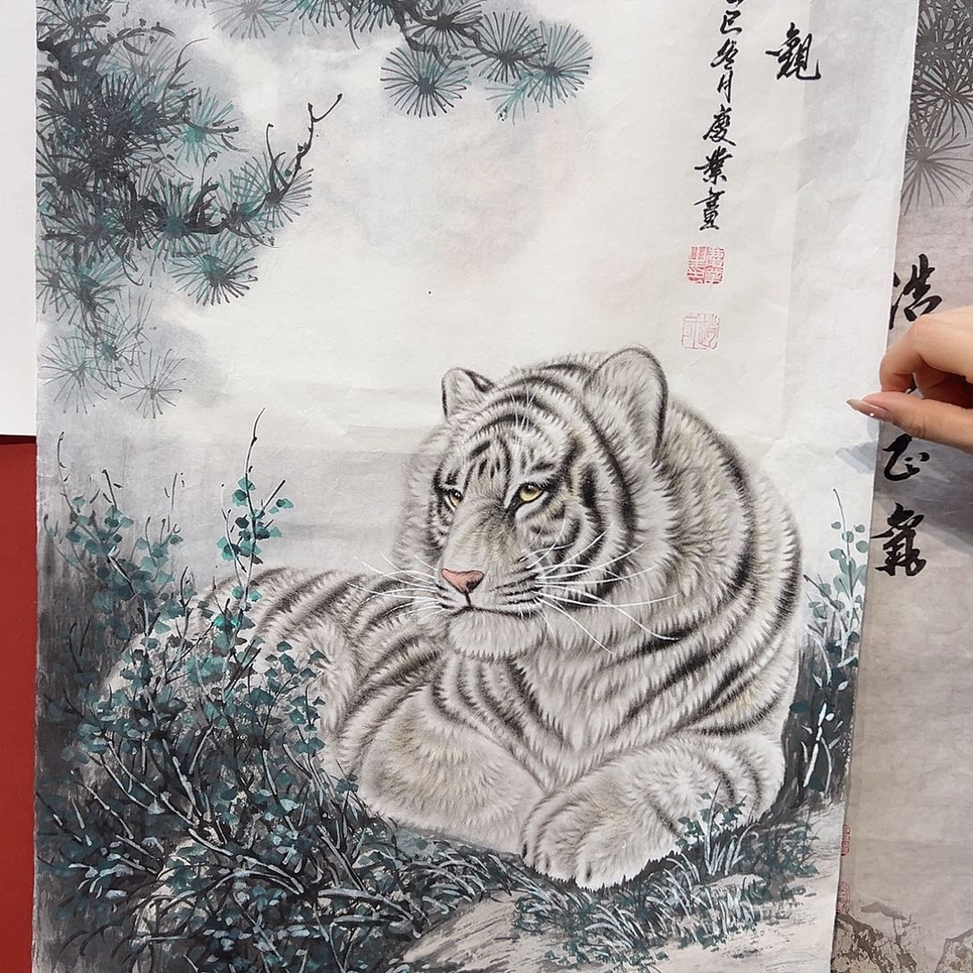 国画赵庆业老师国画作品月