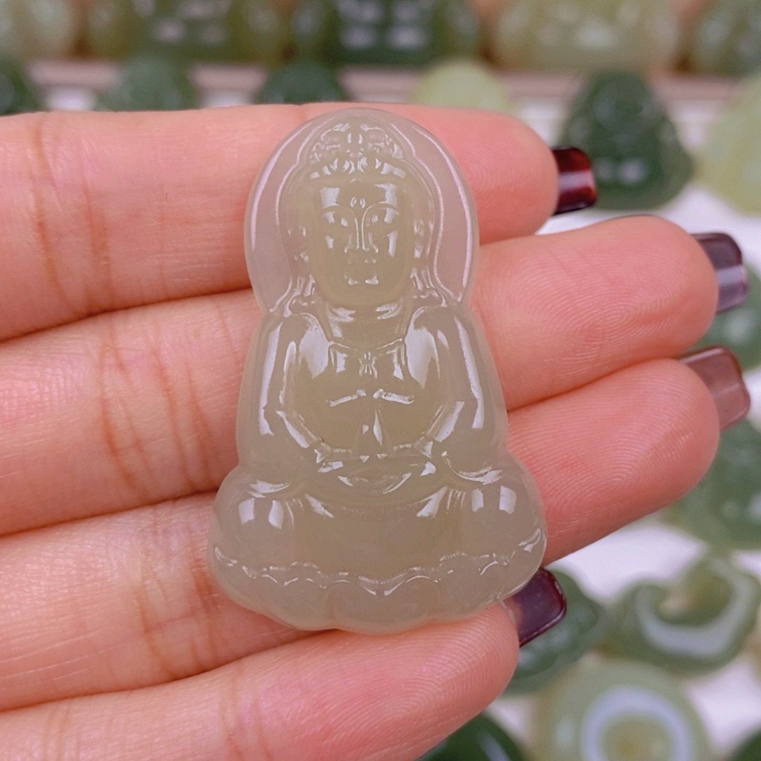 和田玉颈饰未镶嵌