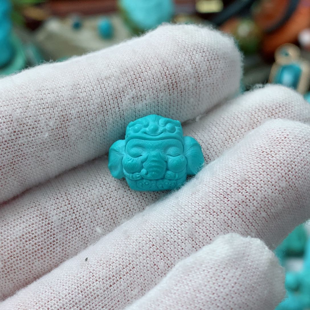 绿松石珠宝奇石未镶嵌