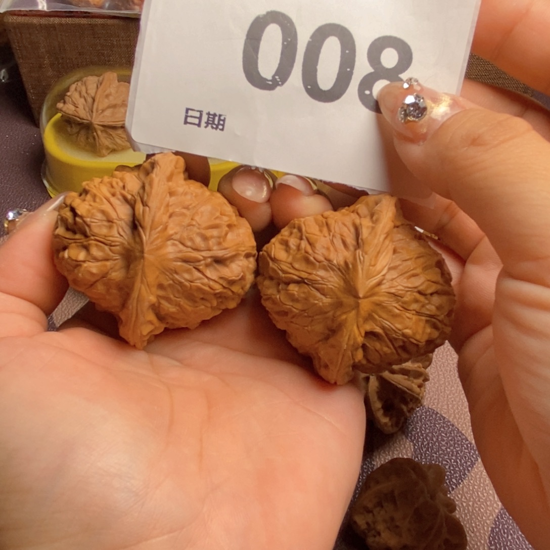 文玩核桃把件008南瓜45全品