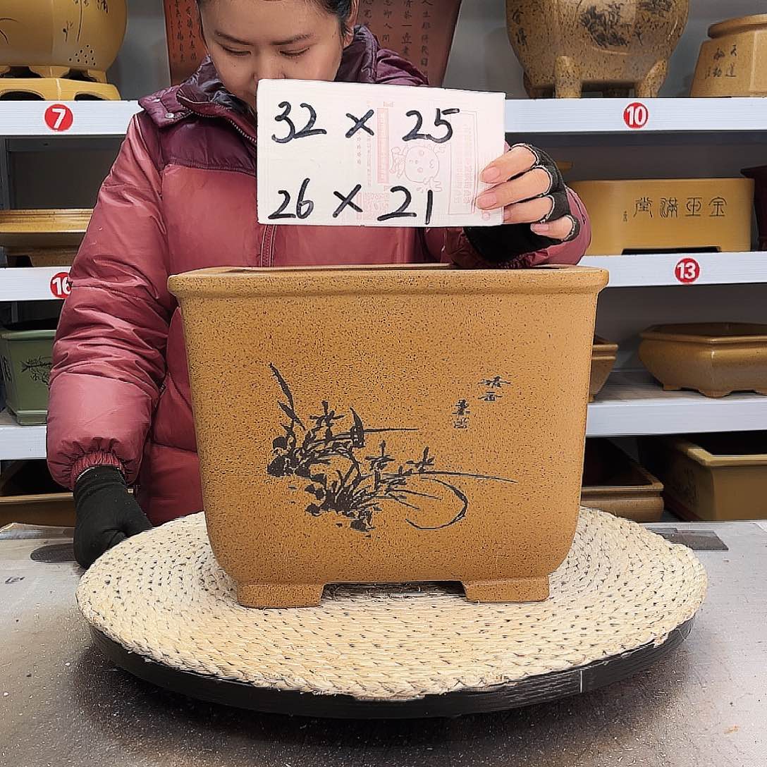 紫砂花盆紫砂花盆