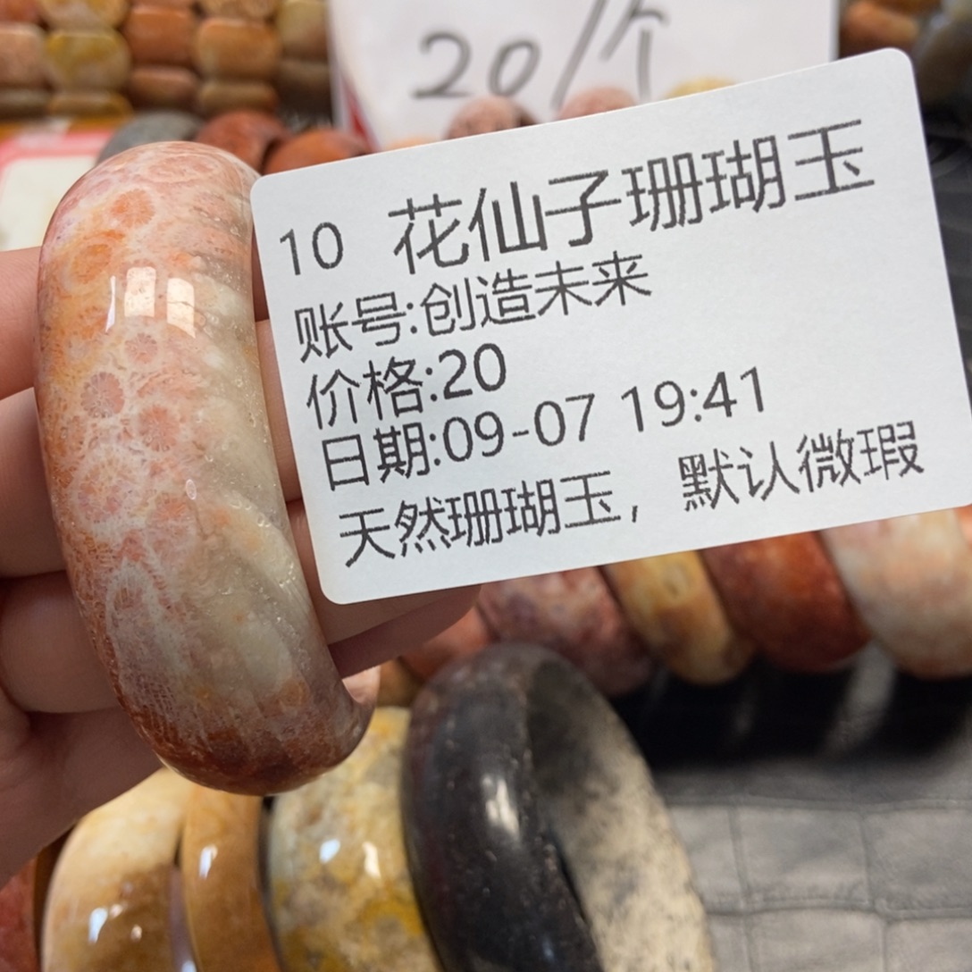 创***来未镶嵌硅化珊瑚（珊瑚玉）珠宝半成品10