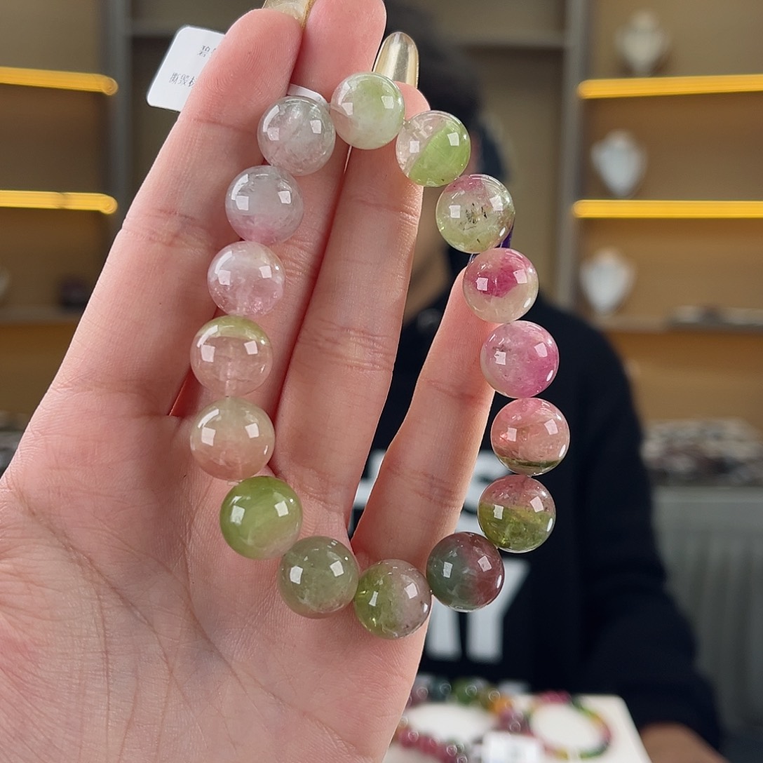 碧玺碧玺12mm（多样性发一件未镶嵌