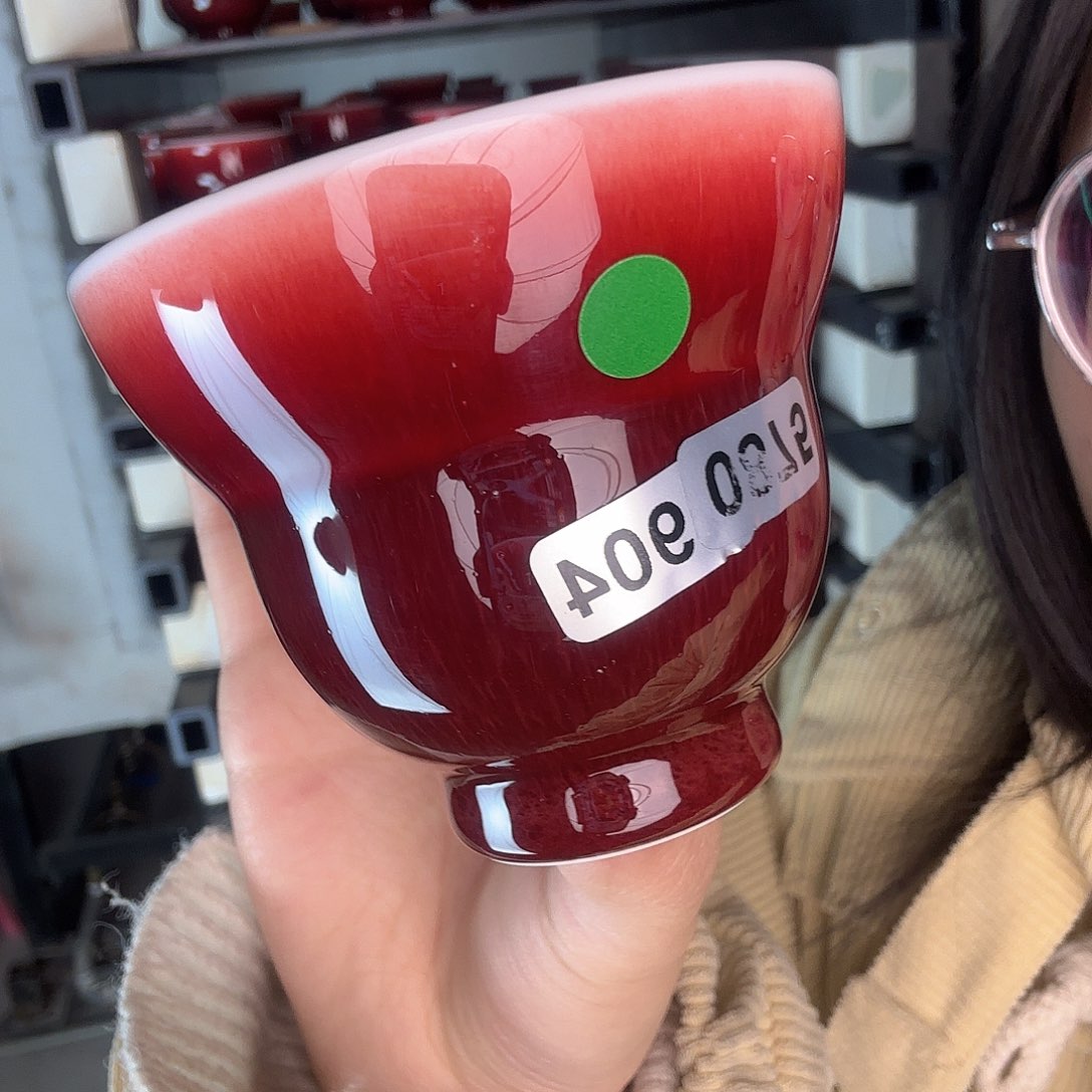 杯景德镇郎红陶瓷