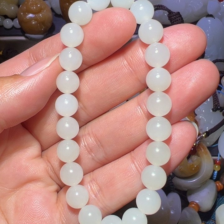 和田玉手链未镶嵌