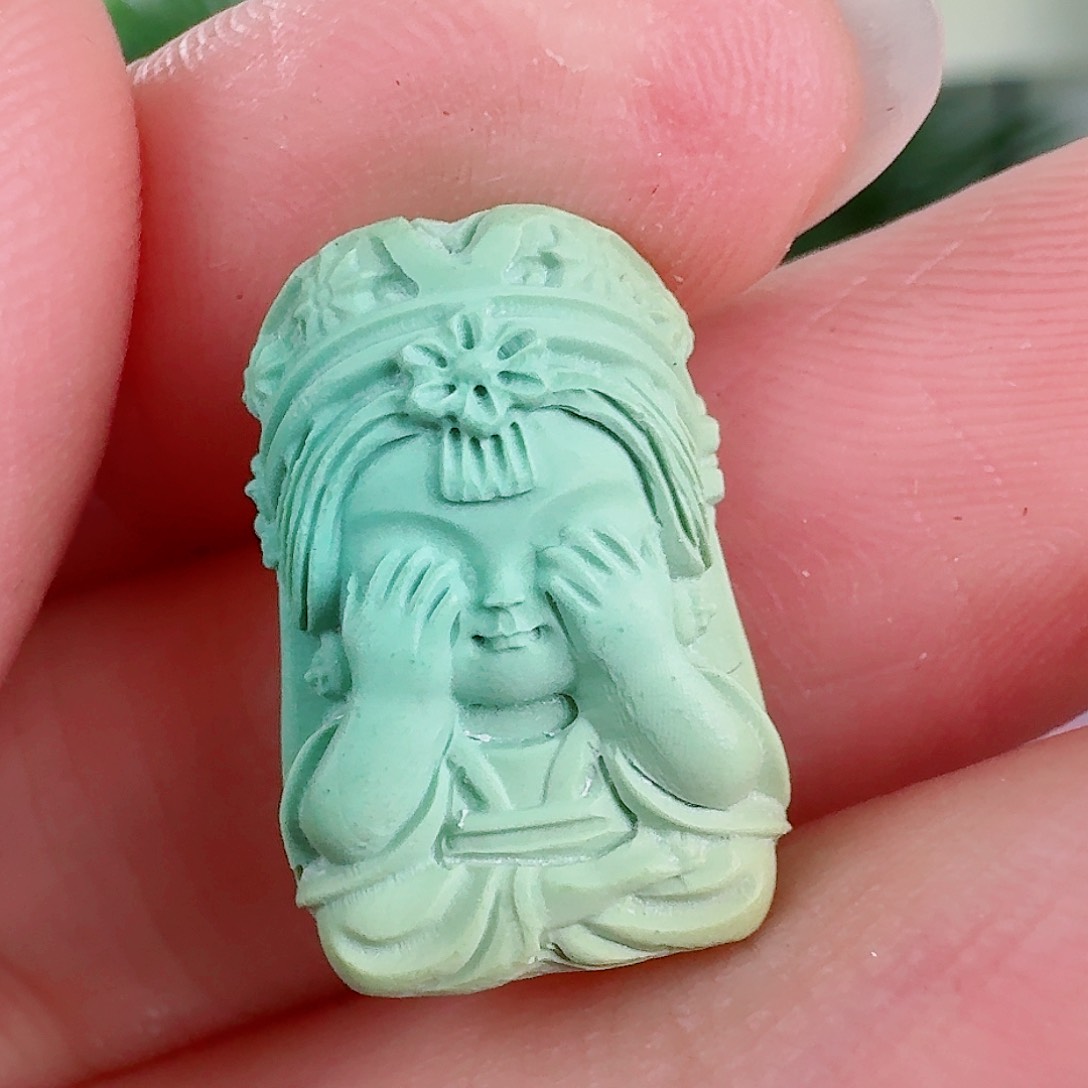 未镶嵌绿松石珠宝奇石