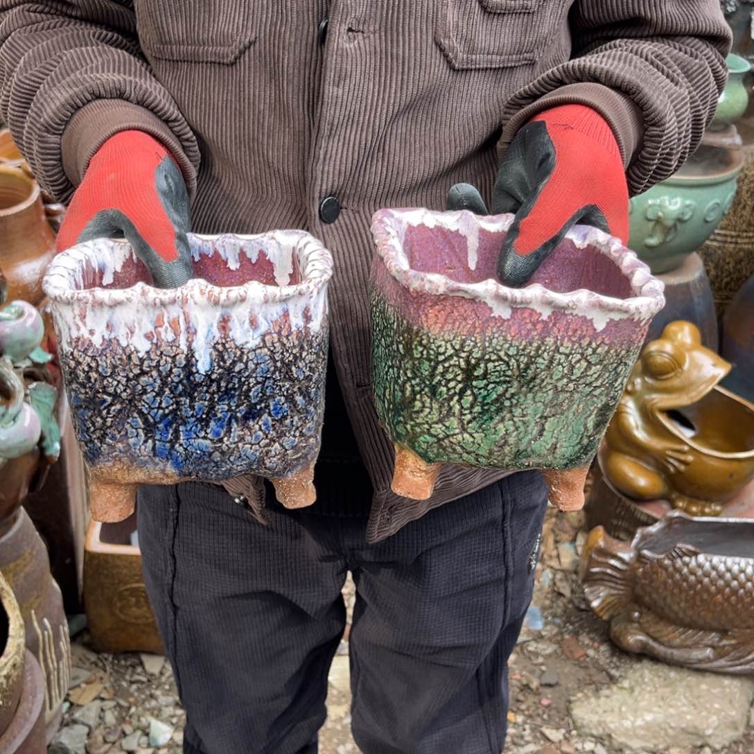 红陶高12口14有孔