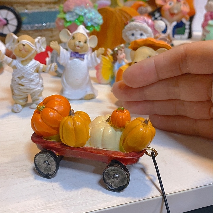 树脂制品南瓜车树脂