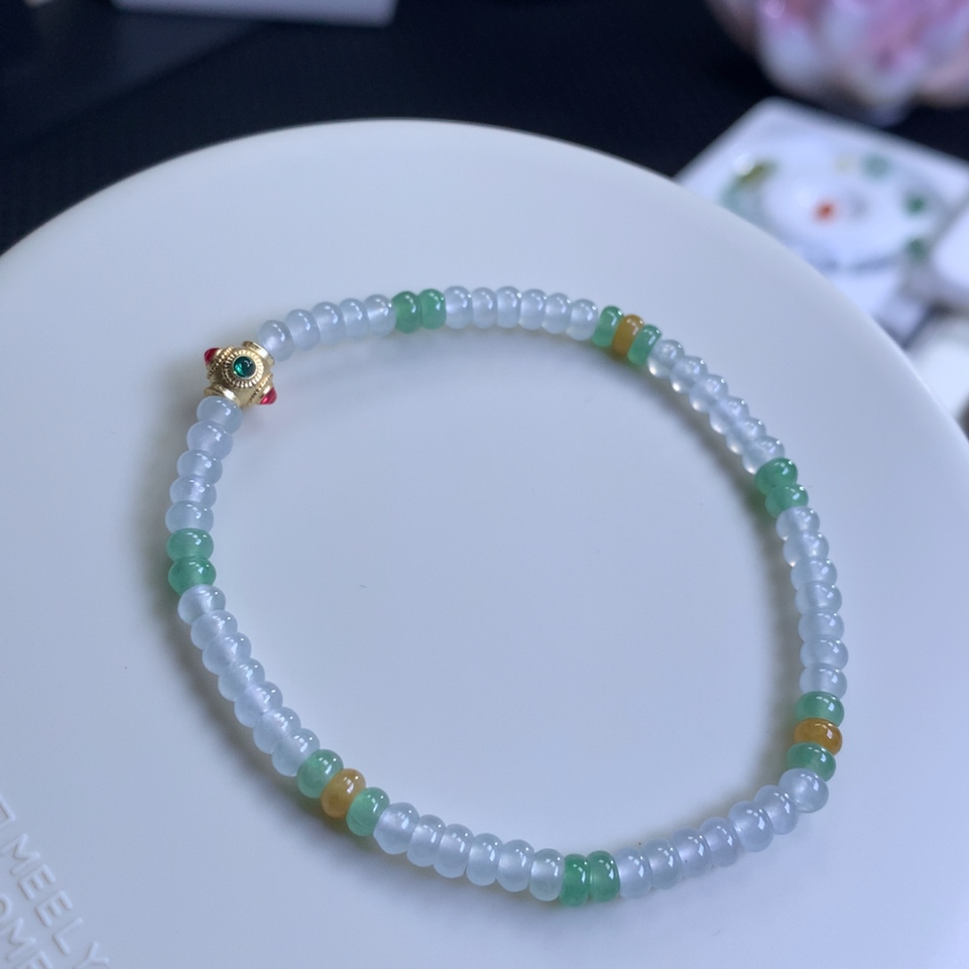 未镶嵌手链翡翠翡翠手串卡4