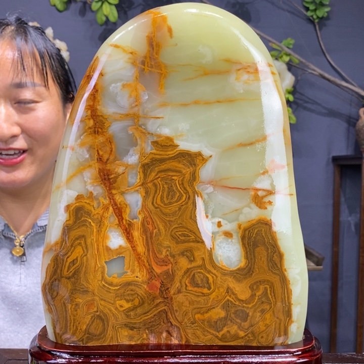 石材精品古青石摆件