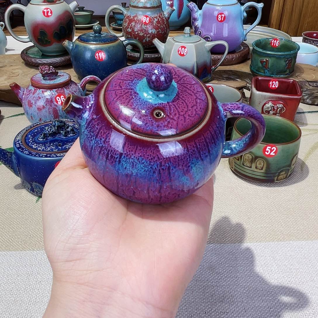 壶禹州钧瓷艺术作品