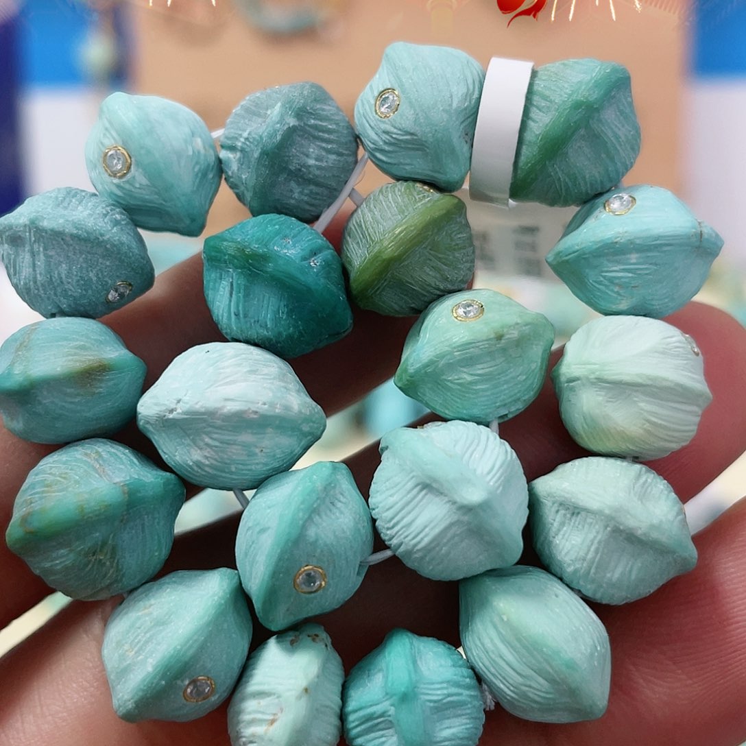 绿松石珠宝奇石未镶嵌
