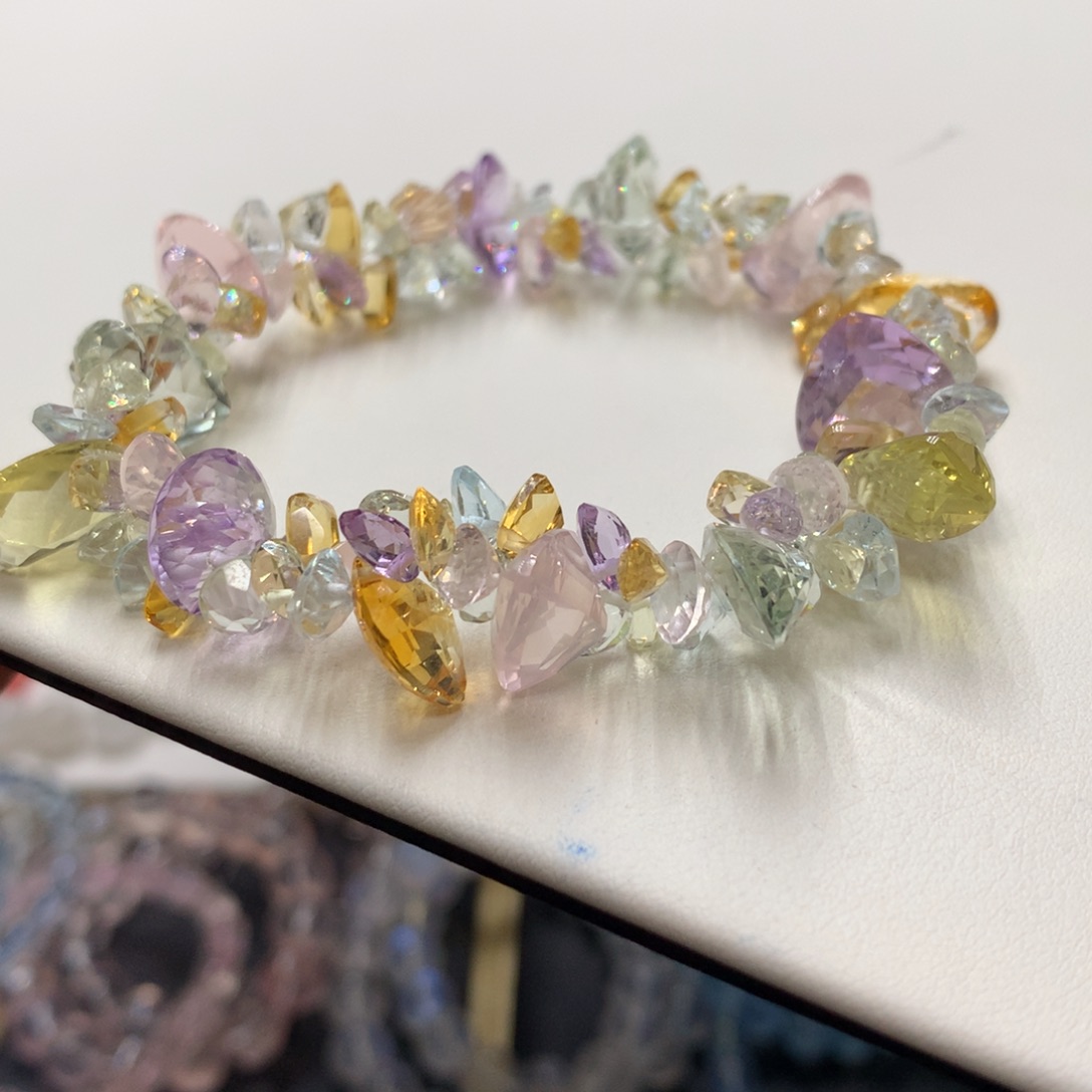 水晶手链未镶嵌天然