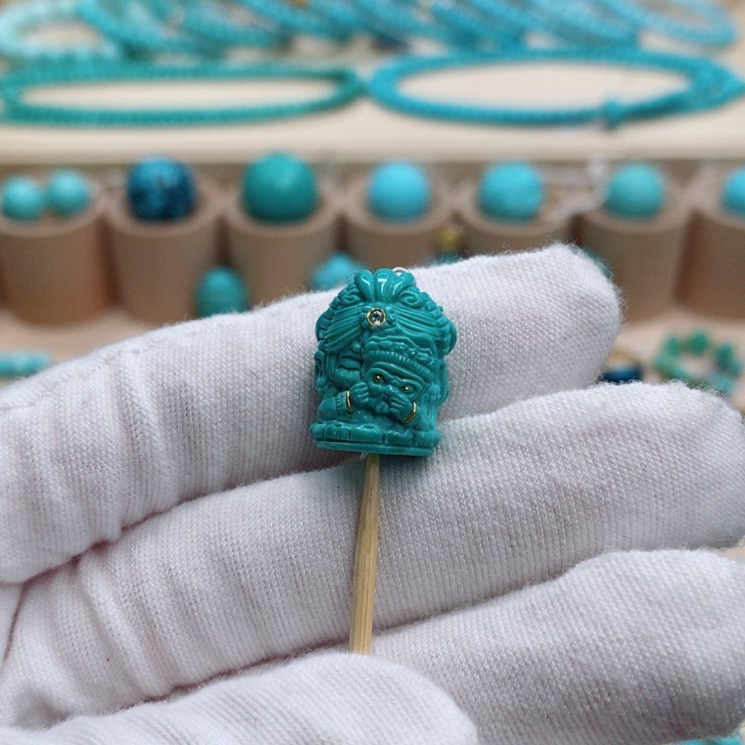 绿松石珠宝奇石未镶嵌